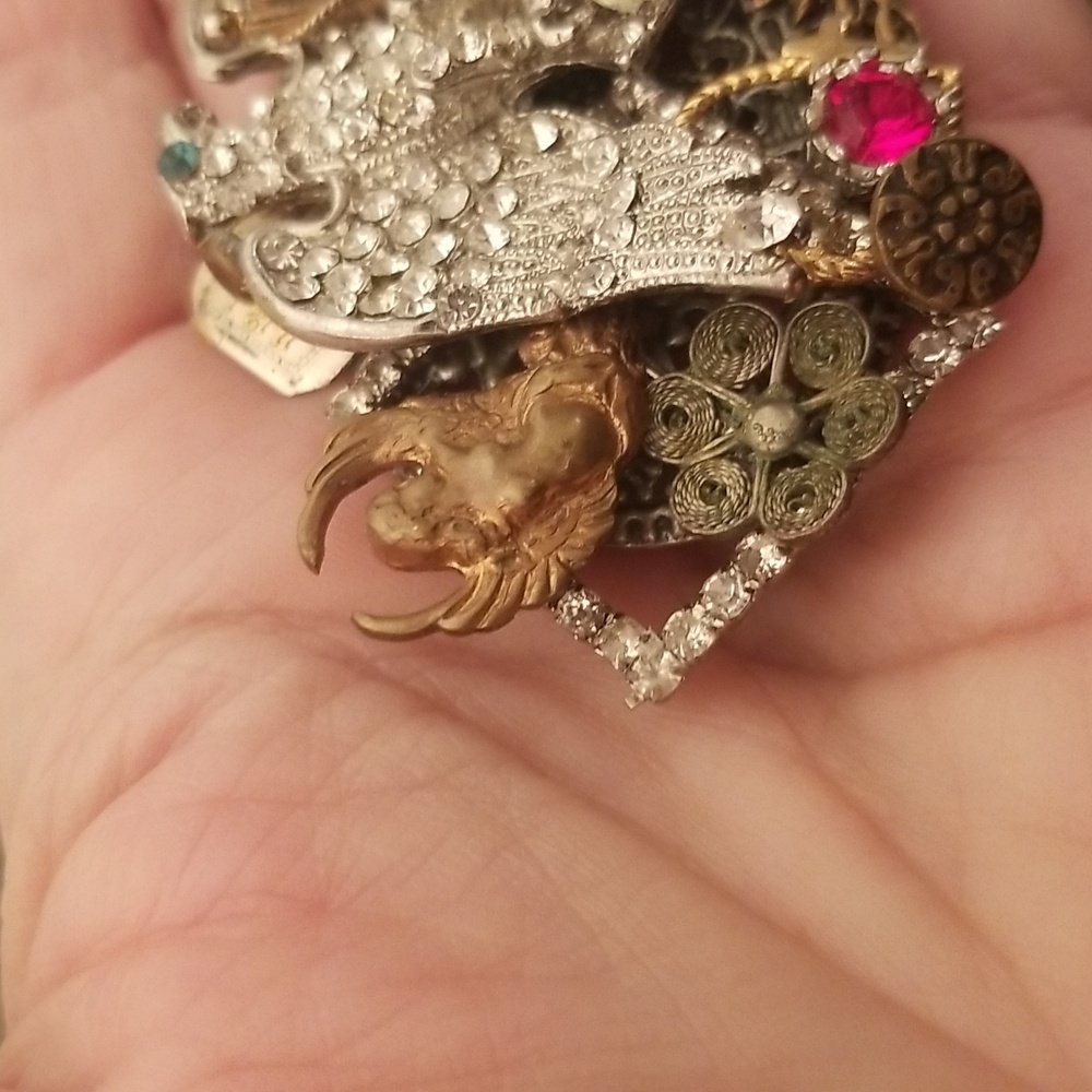 Patriotic Brooch made by artist - Picture 5 of 7